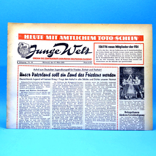 Junge welt 1954 - junge,
