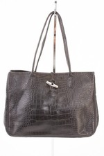 Longchamp Paris Handtasche Schwarz Leder Made in France