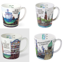 1 Kaffeebecher Hamburg Hafen