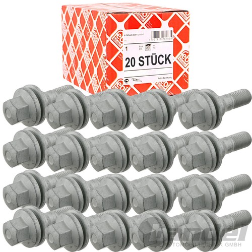 20x febi radschraube - 20x,
