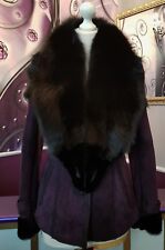 Luxus Designer Lammfelljacke mit echtem Fuchspelz Gr.34,42 NEU