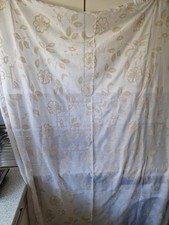 gardine vorhänge 2 schals Creme Braun