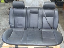 FORD Mondeo Limo MK3 2002 Leder Rück Sitz Bank Schwarz #144468-P