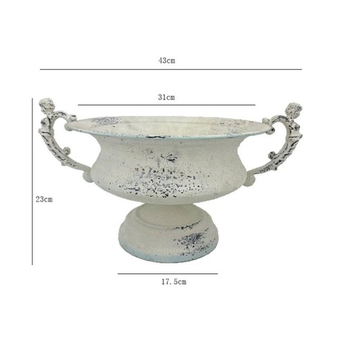 Metallurne mit griffen vintage - metallurne,