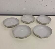 5 x Haldenwanger 888 - 6 Abdampfschale  Laborporzellan Laborzubehör