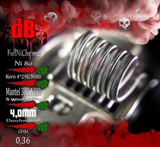 2x Fat Rabbit RTA 4 Core Alien Coil Ni80 Handmade