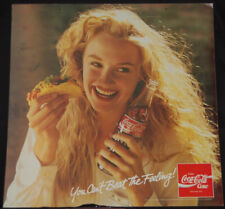 Original Coca Cola Deckenhänger Plakat Poster Pappe 50x50cm NÖ 9251 Werbung
