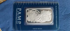 1 oz Silberbarren 999 Fortuna Pamp Suisse in Blister