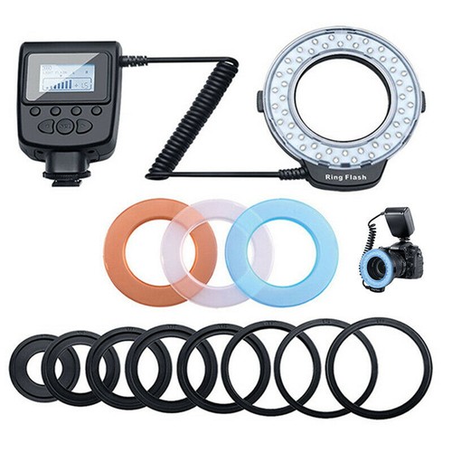 Makro led ringblitz set mit - makro-led-ringblitz-set,