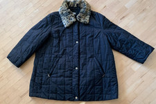 SURE Damen Winter / Stepp  Jacke Gr. ca. 50 Webpelzkrage gebraucht, gut erhalten