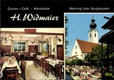 Ak Mehring in Oberbayern, Garten-Café, Weinstube, H. Widmaier,... - 4893160