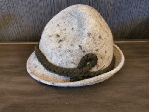 Trachtenhut hellgrau loden - trachtenhut,