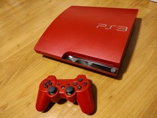 Playstation 3 - PS3 Slim (500 GB) Limited Scarlet Edition Mit Controller und OVP