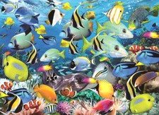 Puzzle die farben des ozeans - puzzle,