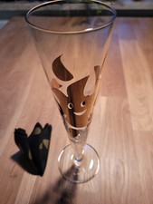 Ritzenhoff-Sektglas mit Motiv "vergoldete Sonne" * unbenutzt