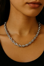 Massive 950 Platin Seil Kette