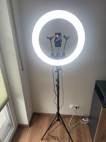 Led ringlicht mit - mit, stativ
