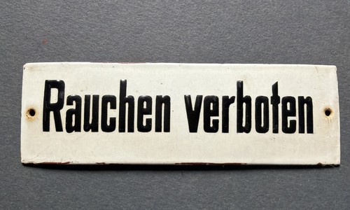 Emailschild rauchen verboten - rauchen,