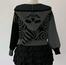 Damen Punk Stil Jacquard