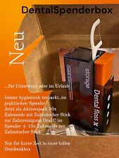 NEU++DentalSpenderbox mit 20 X gespannter Zahnseide In toller Geschenkbox