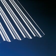 PVC Wellplatten Profilplatten | 0,8 mm | Sinus 76/18 | Klar