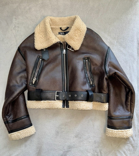 Zara damen bikerjacke - bikerjacke, kurz