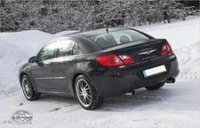  Duplex Sportauspuff Chrysler Sebring Limo JS Bj.07-10 1x100mm doppelwandig