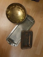 50er 60er Tabletts und Schale, 3 Teilig, Konvolut, 50er/60er Jahre, Vintage