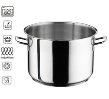 HOHER EDELSTAHL TOPF