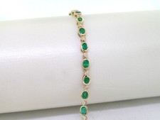 Tennis Armband 585 Gelbgold