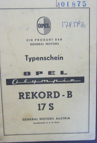 Opel rekord 17s - b, 1966