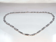 Schönes antikes Art - Deco Collier 835 Silber fein floral verziert um 1930