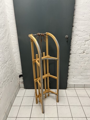 Holzschlitten für personen - holzschlitten,