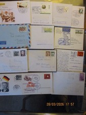 Posten 13 Briefe u. Karten mit