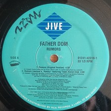 Father Dom ‎– Rumors 12" US-1995 1st PRESS VG