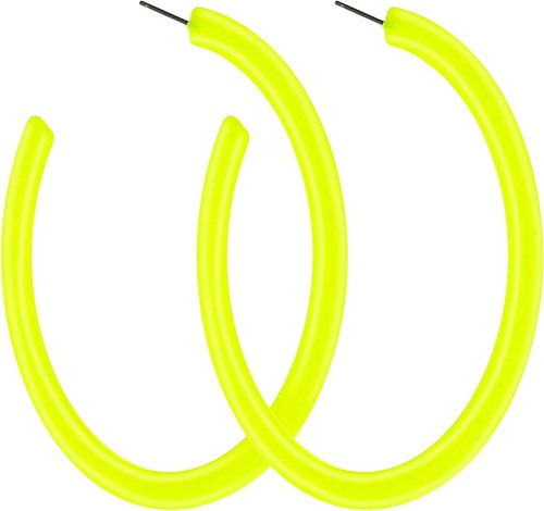 Neon creolen damen - damen, vintage
