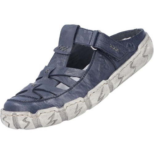 Rieker damen leder pantoletten - damen,