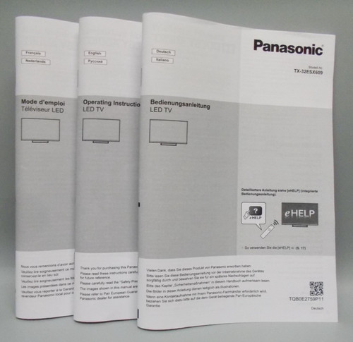 Panasonic bedienungsanleitung - panasonic,