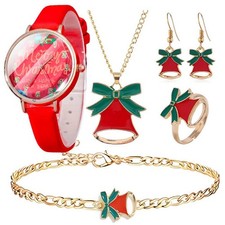 6 Stk Weihnachtshalskette Set
