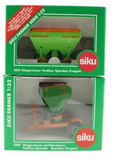 SIKU 2269 + 2050 AMAZONE Düngerstreuer / mit Fahrrahmen 1:32 in OVP für Traktor