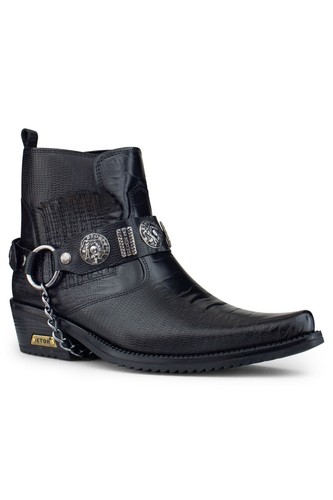Herren schwarz leder gothic - herren,