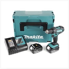 Makita DDF 482 RTJ Akku Bohrschrauber 18V 62Nm + 2x Akkus 5 Ah + Lader im Makpac