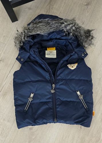 Steiff jungen steppweste - steiff, blau
