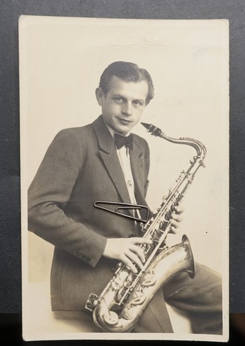 Foto portrait musiker saxophon - portrait,