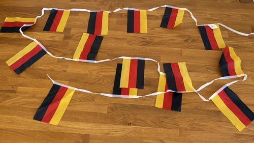 Lange deutschland fahne mit - deutschland,