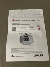 Sammlerticket Eintracht Frankfurt - FC Bayern München 06.10.2024 Print@Home