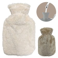 Wärmflasche 0,5L mit Plüsch