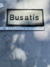 Hinweisschild Busatis Alu