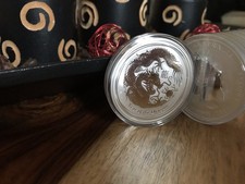 1 OZ Silber Münze Lunar II Drache 2012 Australien  Dragon 1$ direkt aus Rolle