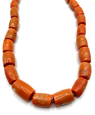 Mega Korallen Kette Statement